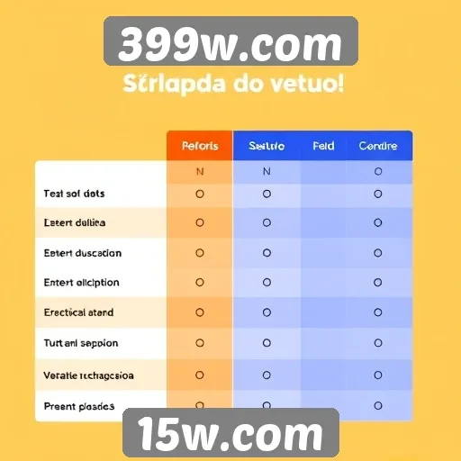 Comparativo entre 399w.com e seus concorrentes
